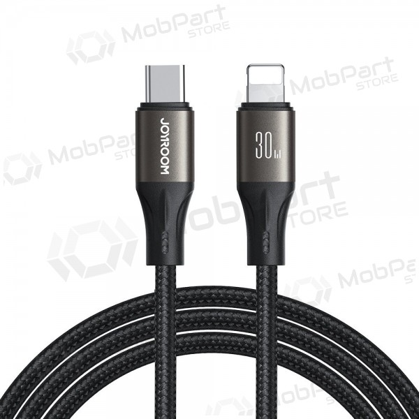 USB kaapeli Joyroom SA25-CL3 USB-C to Lightning 30W 1.2m musta
