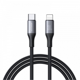 USB kaapeli Joyroom S-A28 USB-C to Lightning 30W 2.0m musta