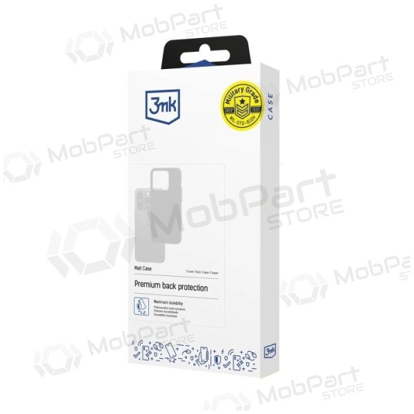 Samsung Galaxy A36, A56 kotelo "3mk Matt Case" (musta)