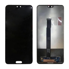 Huawei P20 näyttö (musta) - Premium