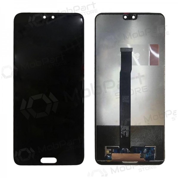 Huawei P20 näyttö (musta) - Premium