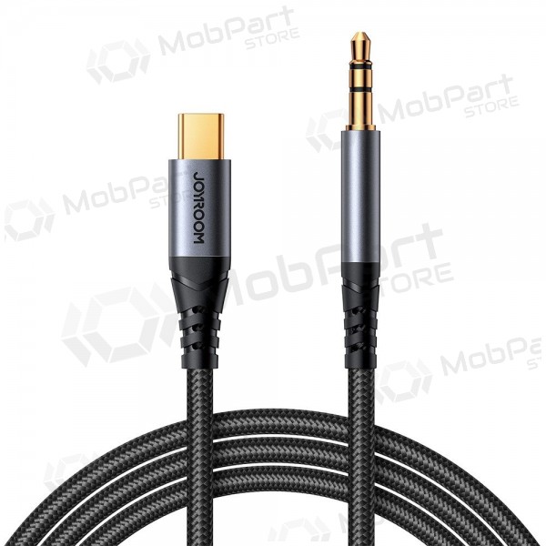 Audio kaapeli Joyroom SY-A07 USB-C to 3,5mm 1.2m musta