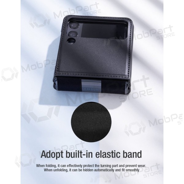 Samsung Galaxy Z Flip4 kotelo -Nillkin Leather- (musta)