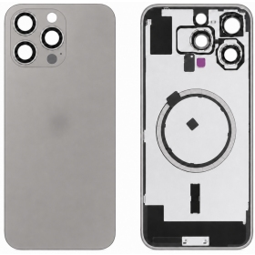 Apple iPhone 16 Pro Max takakansi (harmaa) (Premium)