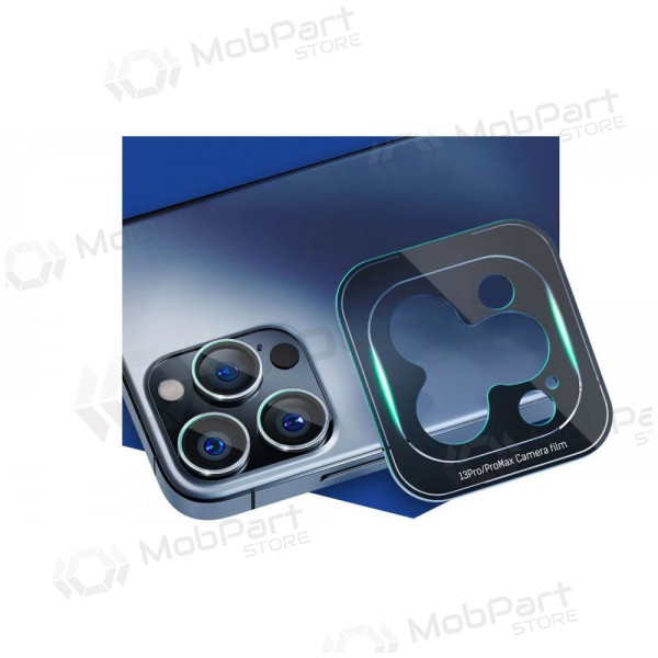 Apple iPhone 14 Pro / 14 Pro Max panssarilasi kameralle - 3MK Lens Pro (hopea)