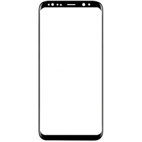 Samsung G955F Galaxy S8 Plus Näytön lasi (musta) (for screen refurbishing)