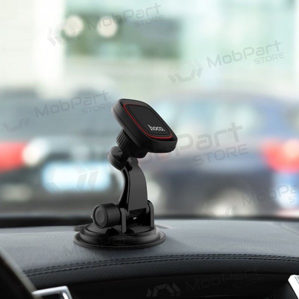 Automobilinis Yleinen telefono laikiklis Hoco CA28, tvirtinamas ant prietaisų skydelio, magnetinis, musta