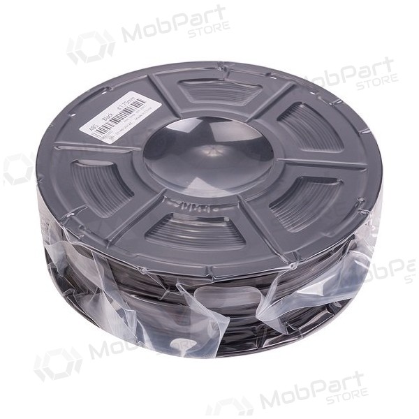3D spausdinimo plastikas ABS, 1.75mm, 1kg, musta 3D spausdinimo plastikas ABS, 1.75mm, 1kg, musta