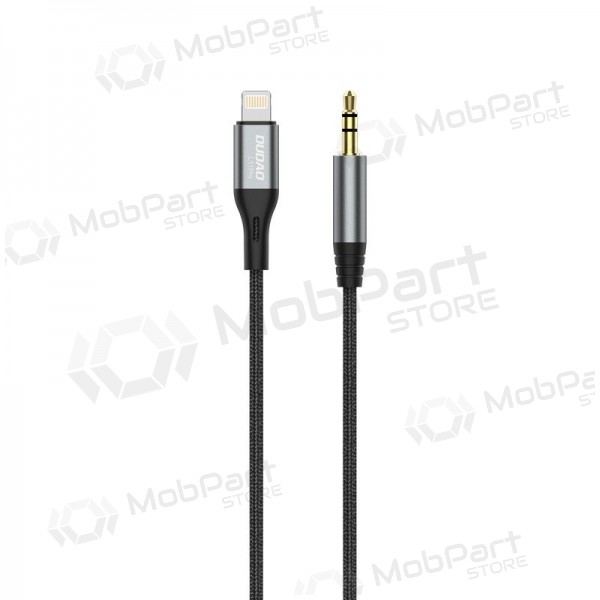 Dudao L11Pro Lightning–3,5 mm -äänikaapeli 1 m musta