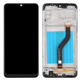 Samsung Galaxy A20s näyttö (kehyksellä) (alkuperäinen)