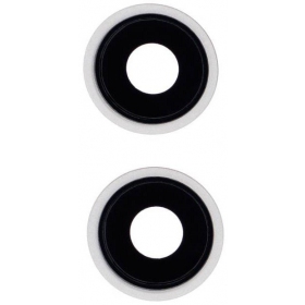 Apple iPhone 13 kameran linssi (2kpl) (valkoinen) (kehyksellä)