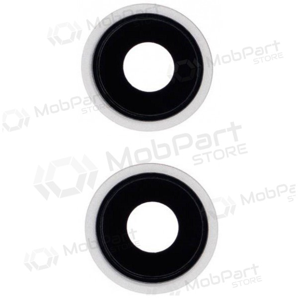 Apple iPhone 13 kameran linssi (2kpl) (valkoinen) (kehyksellä)