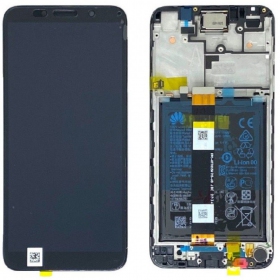 Huawei Y5p 2020 näyttö (musta) (kehyksellä ja paristo) (service pack) (alkuperäinen)