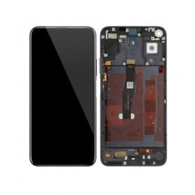 Ekranas Huawei Honor 20/Nova 5T su lietimui jautriu stikliuku ja rėmeliu Black ORG
