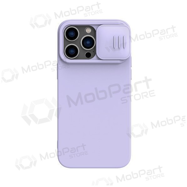 Apple iPhone 15 Pro suojakuori „Nillkin Silicone“ (šviesiai violetti) Apple iPhone 15 Pro suojakuori „Nillkin Silicone“ (šviesiai violetti)