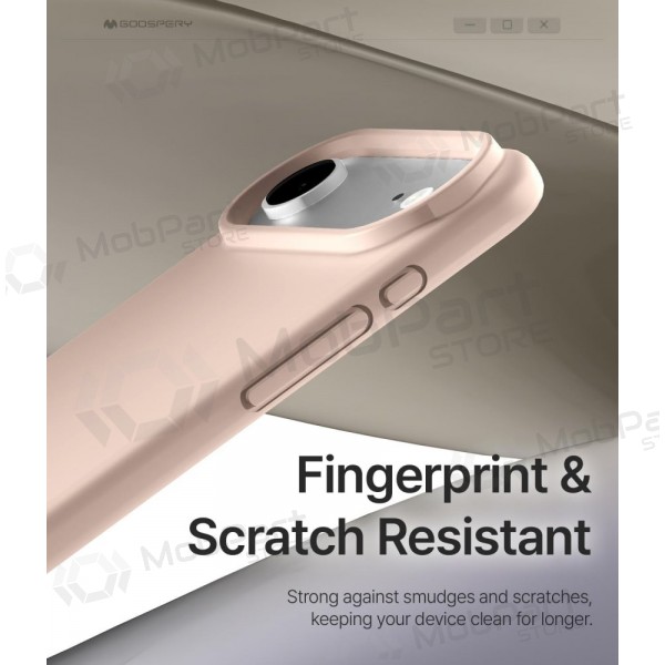 Apple iPhone Air - Mercury "Pure Magsafe Silicon Case" kotelo (ruusunpunainen hiekka)