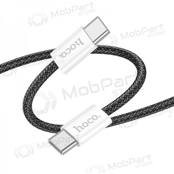 USB kaapeli Hoco X104 60W USB-C to USB-C 2.0m musta