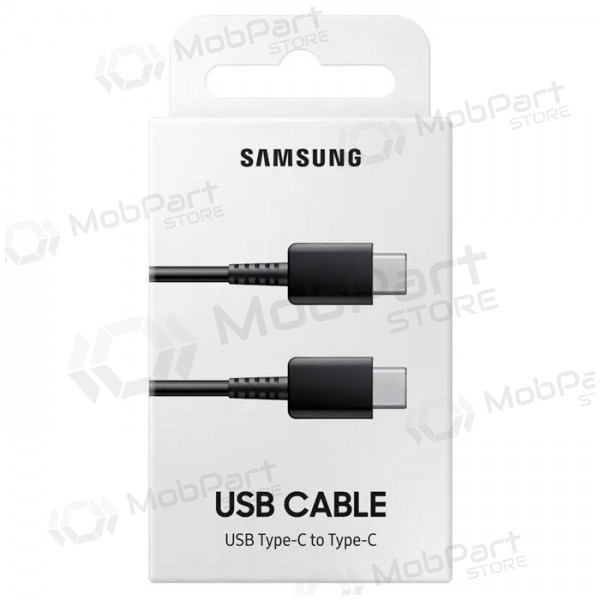USB kaapeli alkuperäinen Samsung EP-DA705 Type-C-Type-C 1.0m pakkauksessa musta