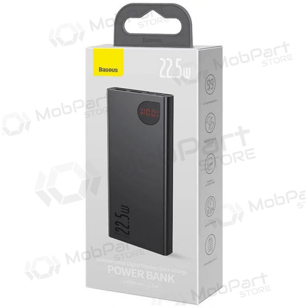 Ulkoinen paristo Power Bank Baseus Adaman 22.5W 10000mAh musta PPAD070001