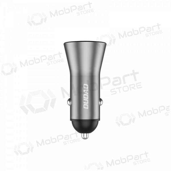 Dudao R4Max 55 W USB-C + USB-A autolaturi, harmaa