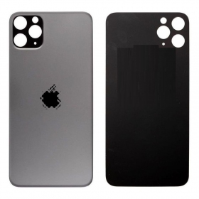 Apple iPhone 11 Pro takaakkukansi harmaa (space grey) (bigger hole for camera)