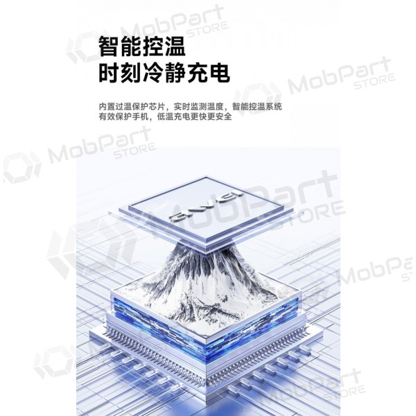 Laturi Awei C15T-EU 2xUSB-A 10W + USB to USB-C cable valkoinen