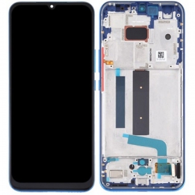 Xiaomi Mi 10T Lite 5G näyttö (sininen) (kehyksellä) (service pack) (alkuperäinen)