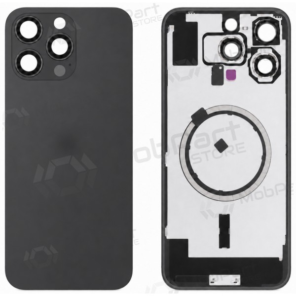 Apple iPhone 16 Pro Max takakansi (musta) (Premium)