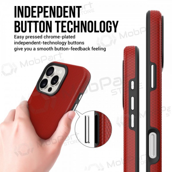 Suojakuori Perfectionists Triangle Mag Case Apple iPhone 12 Pro Max punainen Suojakuori Perfectionists Triangle Mag Case Apple iPhone 12 Pro Max punainen
