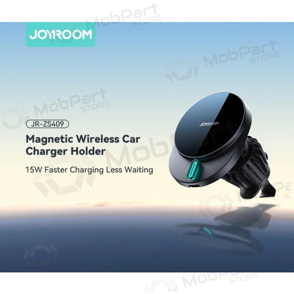 Automobilinis laikiklis-laturi Joyroom JR-ZS409 MagSafe 15W musta