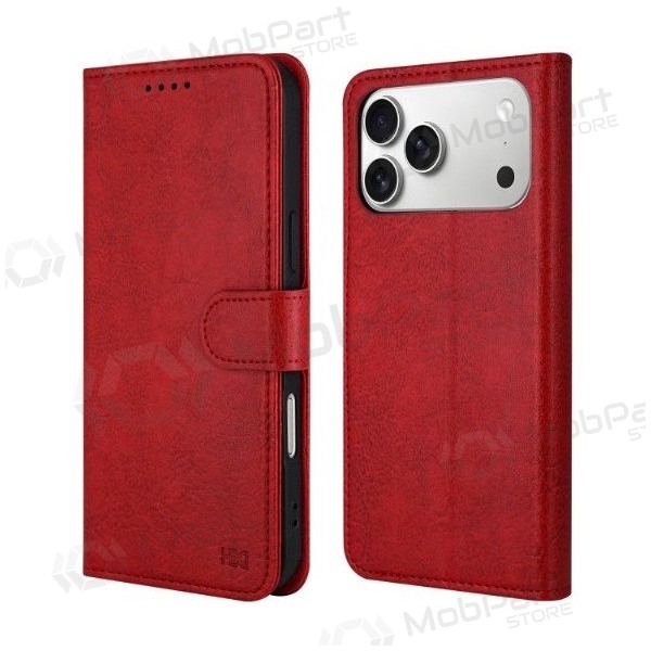 Suojakuori HDD Clasp Wallet Case Samsung A366 A36 5G punainen