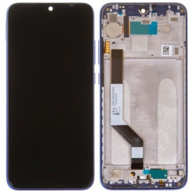 Xiaomi Redmi Note 7 näyttö (sininen) (kehyksellä) (service pack) (alkuperäinen)
