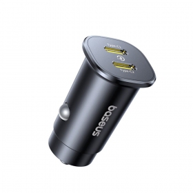 Autolaturi Baseus GoTrip 2xUSB-C 30W musta C00072300123-01