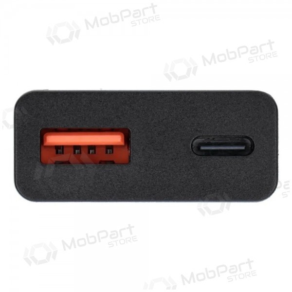 Puhelimen laturi Blue Star Slim 25 W GaN USB-C + USB-A musta