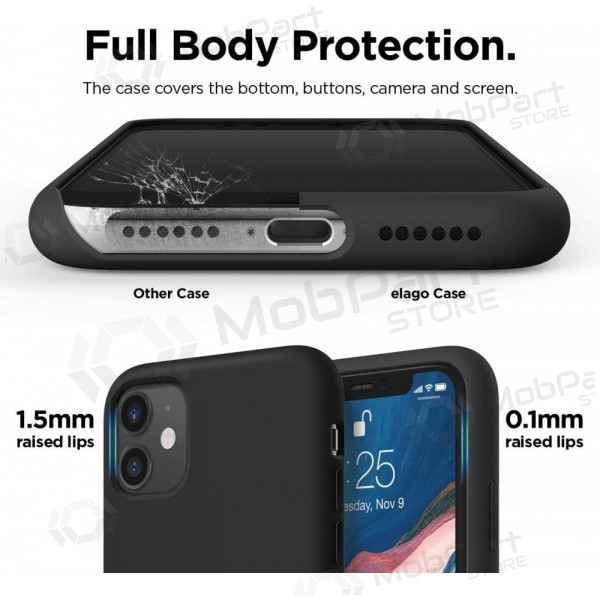 Xiaomi Redmi A7 4G kotelo - Liquid Silicone 1.5mm musta