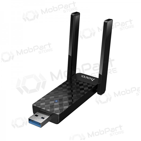 USB Wi-Fi-sovitin Hoco HI34 USB 3.0 Wi-Fi 6 musta