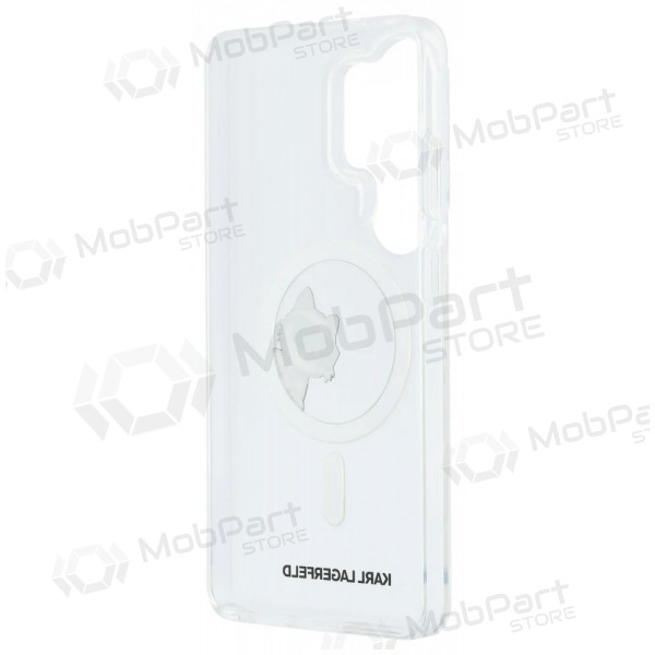 Samsung Galaxy S26 Ultra kotelo - Karl Lagerfeld IML Choupette Peekaboo Logo Magnetic (läpinäkyvä)