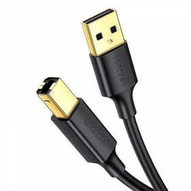 USB-kaapeli tulostimille Ugreen US135 USB-A–USB-B 1,5 m musta
