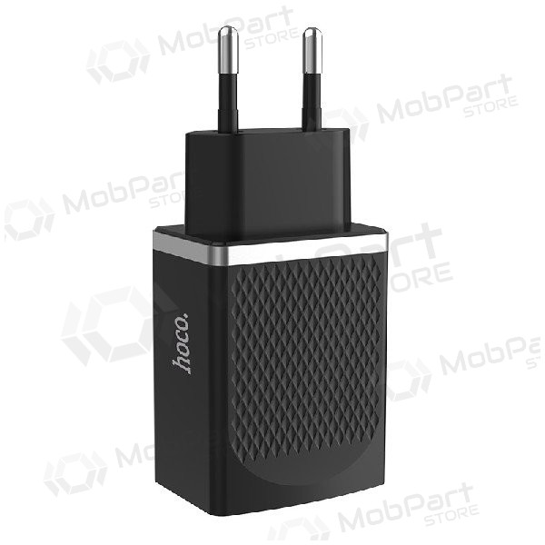 Laturi HOCO C42A Vast power QC3.0 USB 18W (3.6V-6.5V/3A, 6.6V-9V/2A, 9.1V-12V/1.5A) (musta)