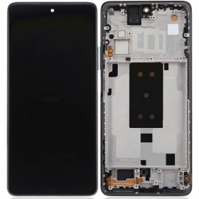 Ekranas Xiaomi 11T 5Gkanssa lietimui jautriu stikliuku ja rėmeliu Meteorite Grey alkuperäinen (service pack)
