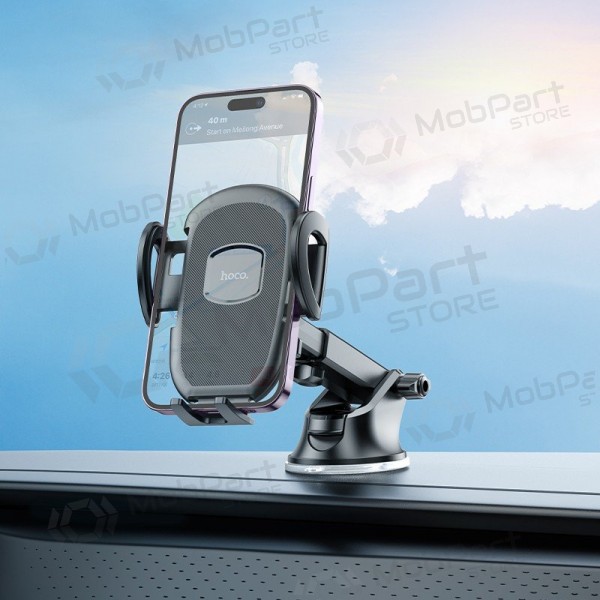 Auton matkapuhelinpidike Hoco H9 (dashboard) musta