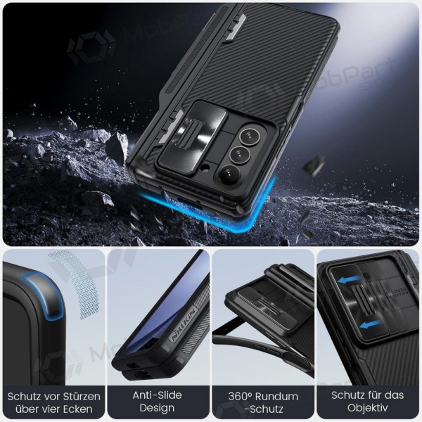 Samsung Galaxy Z Fold4 suojakuori „Nillkin CamShield Pro“ (musta) Samsung Galaxy Z Fold4 suojakuori „Nillkin CamShield Pro“ (musta)