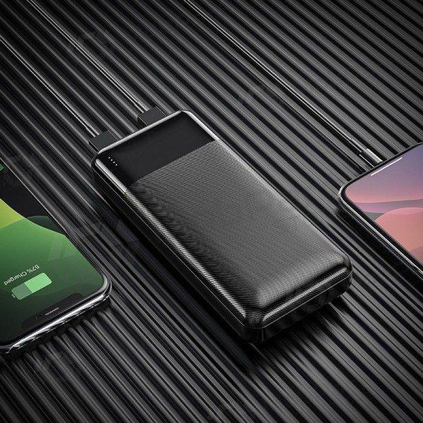 Ulkoinen paristo Power Bank Hoco J72A 20000mAh musta