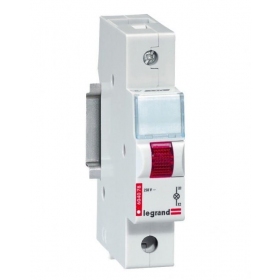 LED-merkkivalo DIN-kiskoon - Legrand 604077 (raudonas, 230V, TX3 1 mod.)