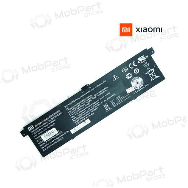 XIAOMI R13B02W, R13B01W, 5230mAh kannettavan tietokoneen akku - PREMIUM XIAOMI R13B02W, R13B01W, 5230mAh kannettavan tietokoneen akku - PREMIUM