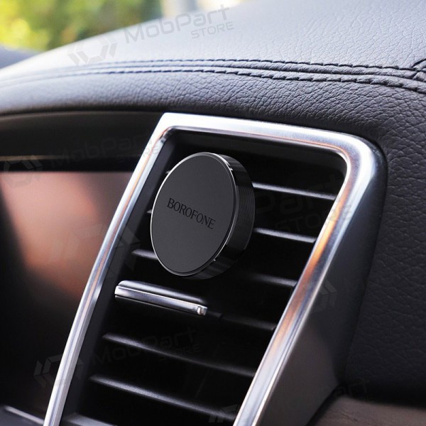 Automobilinis Yleinen telefono laikiklis Borofone BH8, tvirtinamas ant prietaisų skydelio, magnetinis, musta