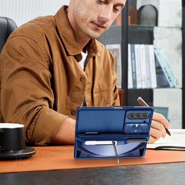 Samsung Galaxy Z Fold4 suojakuori „Nillkin CamShield Pro“ (sininen) Samsung Galaxy Z Fold4 suojakuori „Nillkin CamShield Pro“ (sininen)