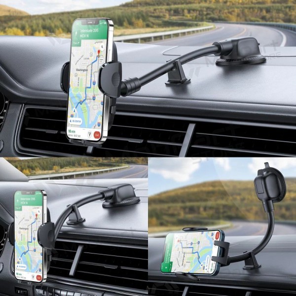 Auton matkapuhelinpidike Joyroom JR-ZS259 (windshield) musta
