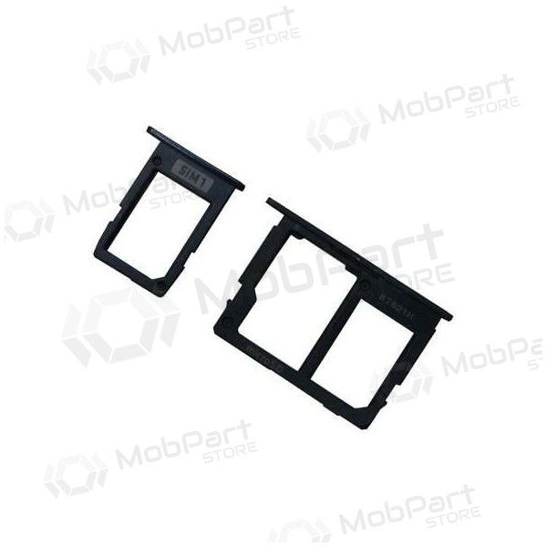 Samsung J600 Galaxy J6 2018 SIM kortin pidike (2kpl) (musta)
