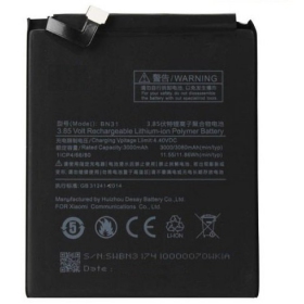 Xiaomi Redmi Mi A1 / Mi 5X / Note 5A (BN31) paristo / akku (3000mAh)